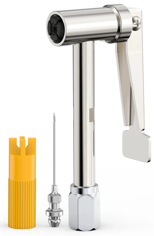 90 Degree Grease Gun Coupler Set Right Angle Zerk Fittings Adapter for Tight Spaces No Leakage 12000 PSI Quick Release