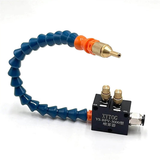 Mist Coolant Lubrication Spray System for CNC Lathe Milling and Drilling Engraving Machines 8mm Pipe Cooling with Magnet