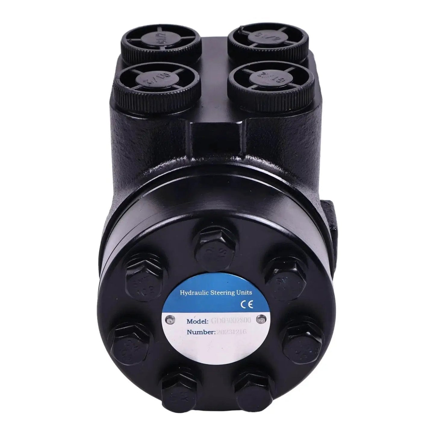 Front view of Hydraulic Steering Control Unit Orbitrol Valve 150N0043 160cc with G-1/2 BSP Fittings by HOLDWELL