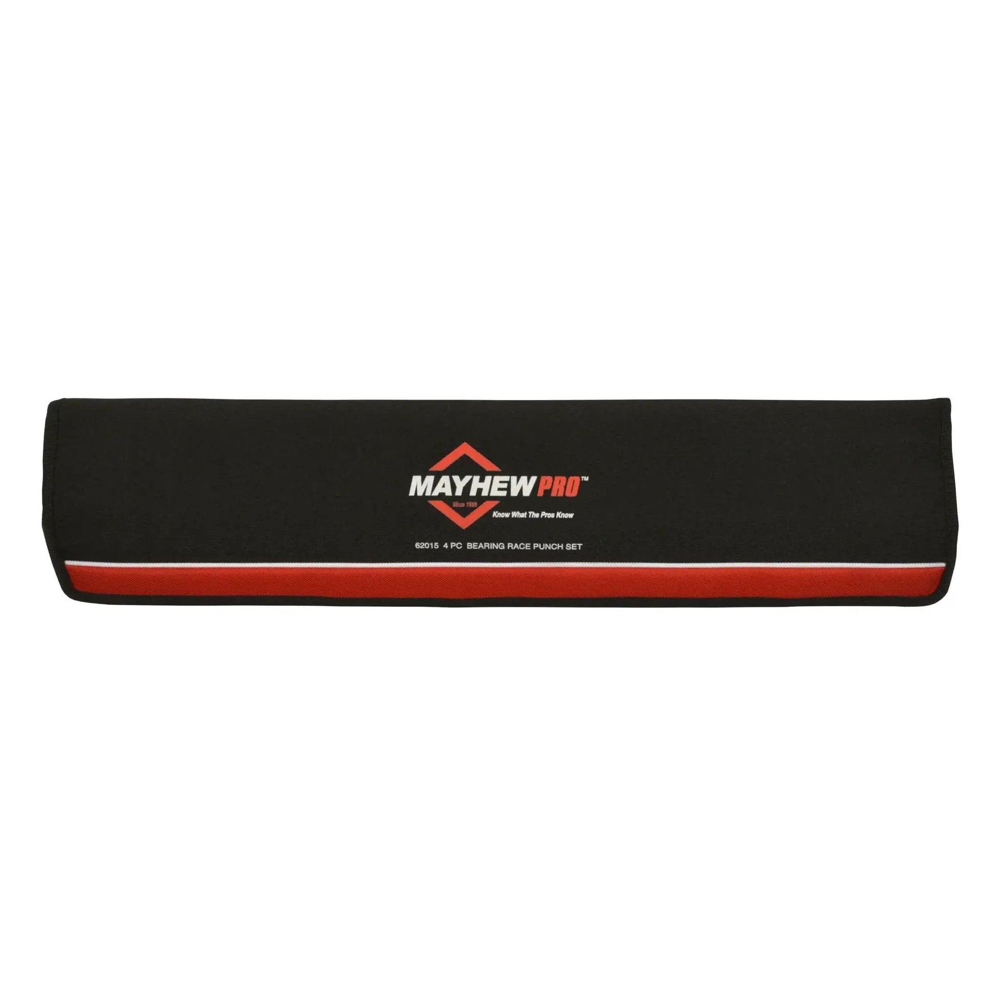 Pro Bearing Race Punch Set 4 Piece Black Oxide Finish storage bag showing logo, used for automotive and industrial bearing removal.
