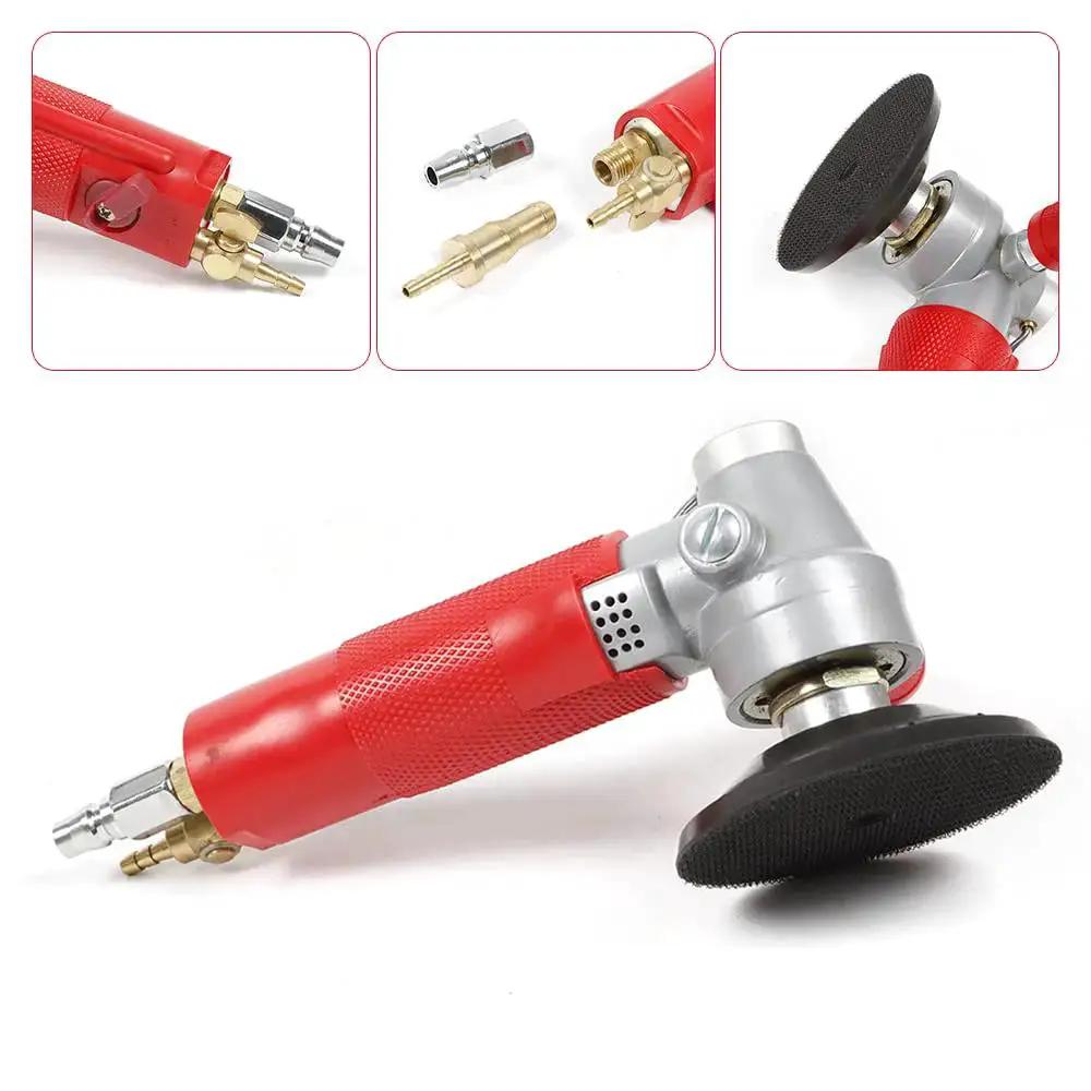 Pro Grade 4 Inch Water Jet Pneumatic Grinder Wet Polisher For Marble Jade Stone Granite Concrete Floor Sander