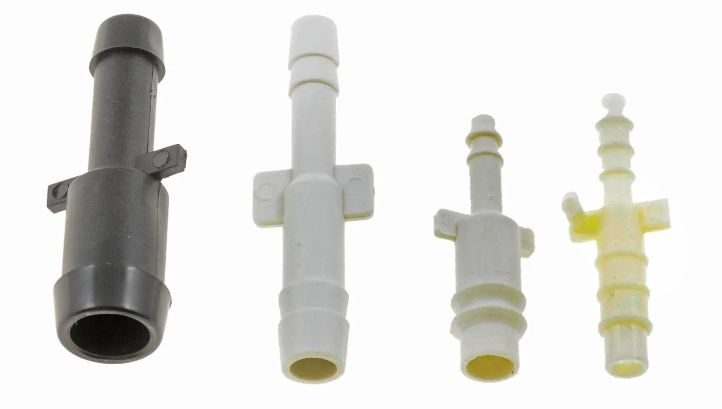 Universal Fit Hard Vacuum Tubing Connector Assortment With Straight T Shape Y Shape F Shape And L Shape Connectors, durable PVC