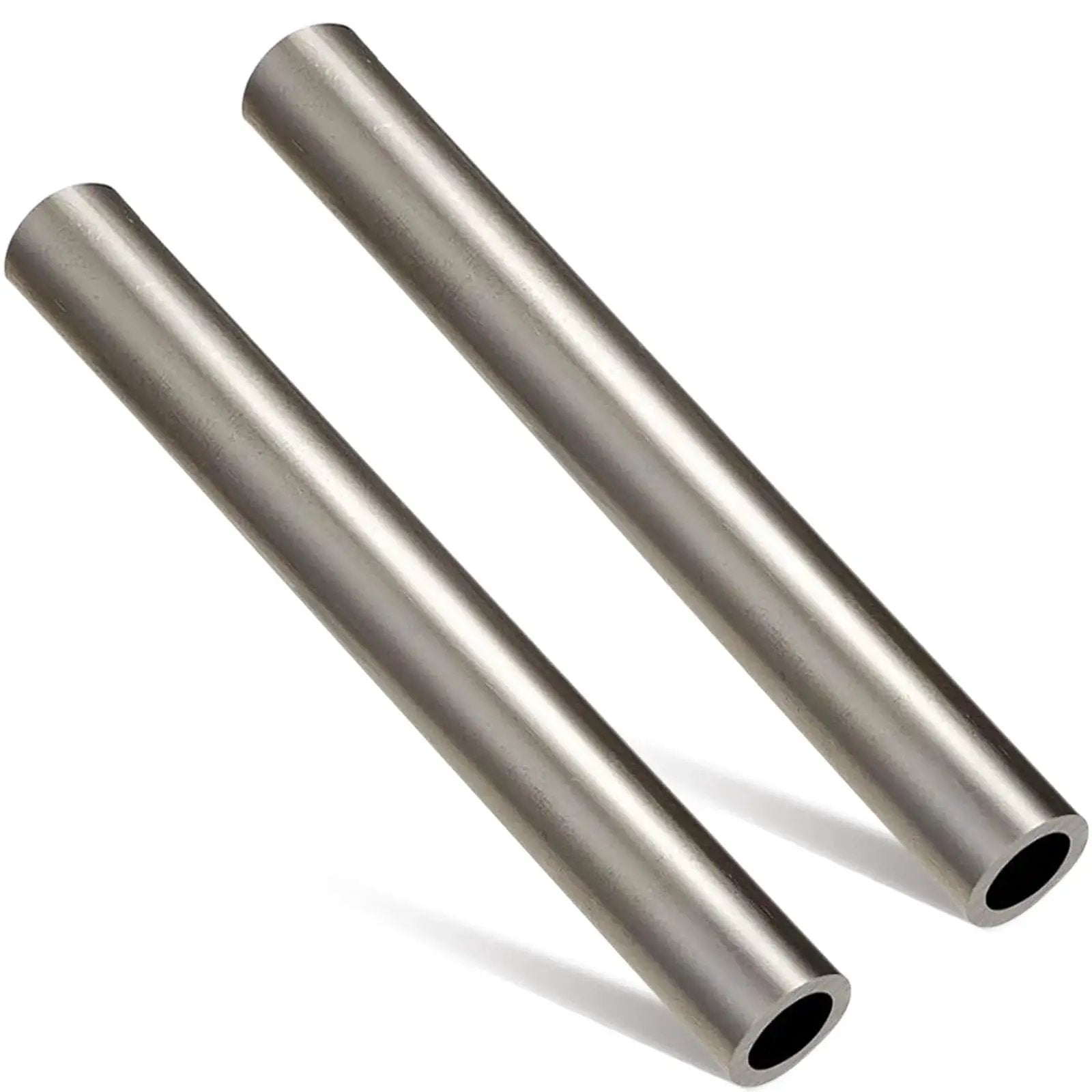 Two Pack Three Quarter Inch Cold Rolled Steel Tubes Seamless Round Tubing Heavy Duty Built To Last 6 Inch Length Outer Diameter 0.75 Inch