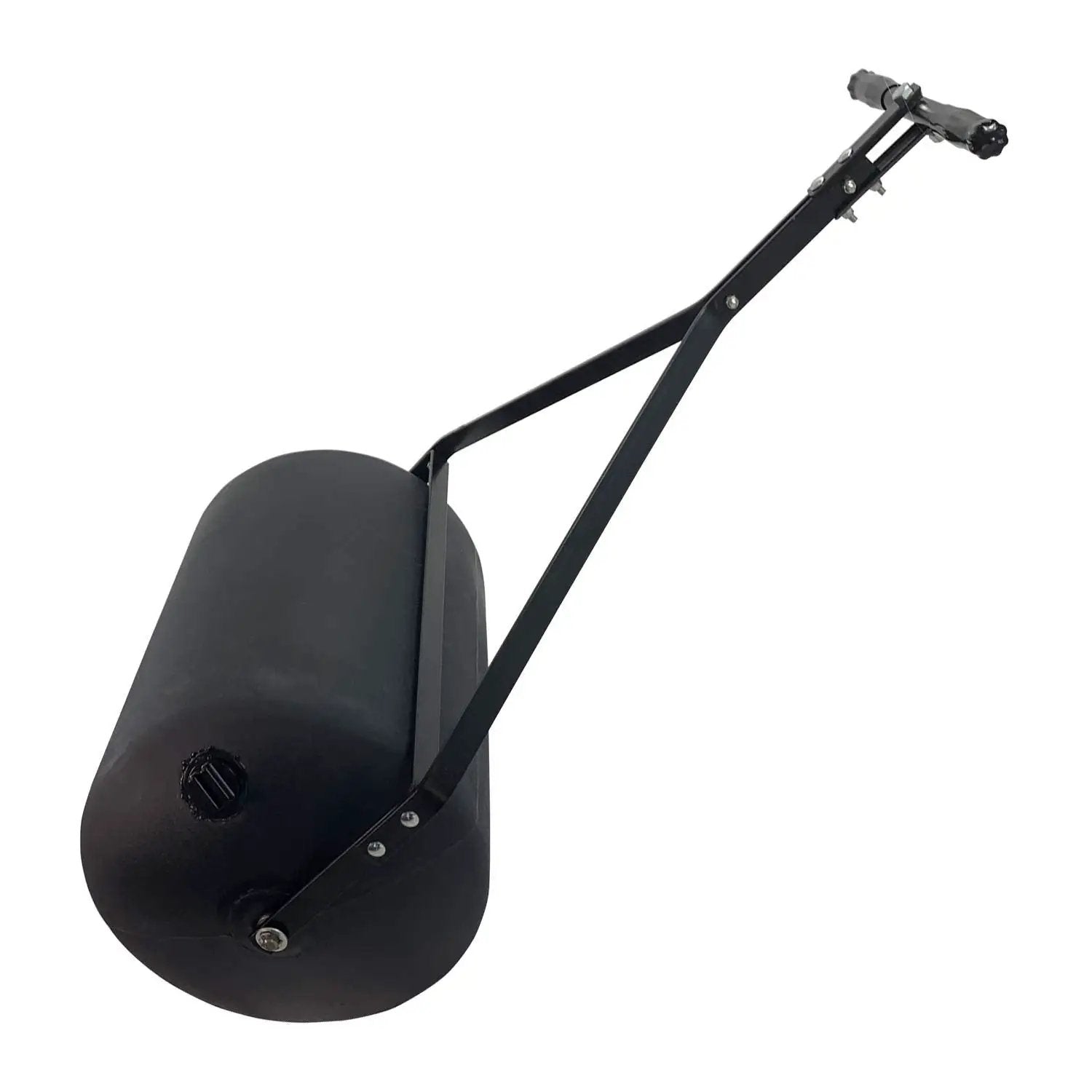 Powerful 270 Lb Poly Lawn Roller For Push Or Tow With Easy Turn Tethered Plug And Quick Filling Drum 18 By 24 Inches Brinly PRC-241BH-A