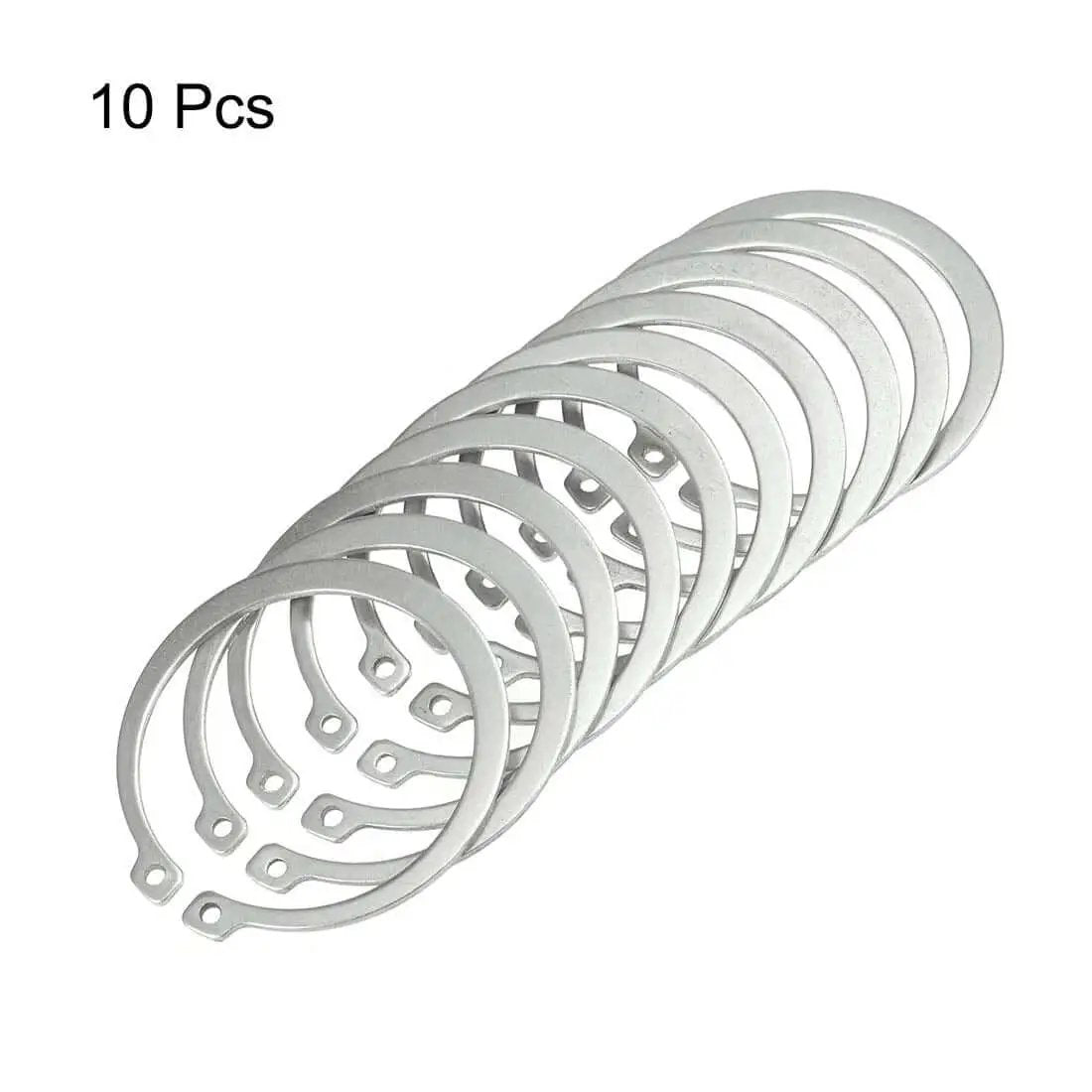 65mm External Circlips C Clip Retaining Rings 304 Stainless Steel Set Of 10 For Shafts And Machinery Secure Parts In Machined Grooves