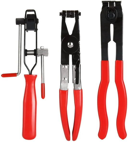 3 Piece CV Joint Boot Clamp Pliers Set With Hose Clamp Pliers Ear Type Pliers And Fuel Line Pliers For Most Cars