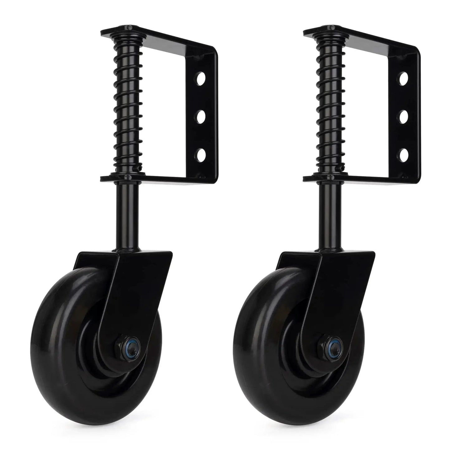 Heavy Duty Spring Loaded Gate Caster With Bearing And 360 Degree Swivel For Wooden Gates Fences And Metal Tube Gates Anti Sag Drag Gate Wheel Kit