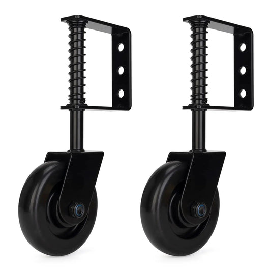 Heavy Duty Spring Loaded Gate Caster With Bearing And 360 Degree Swivel For Wooden Gates Fences And Metal Tube Gates Anti Sag Drag Gate Wheel Kit