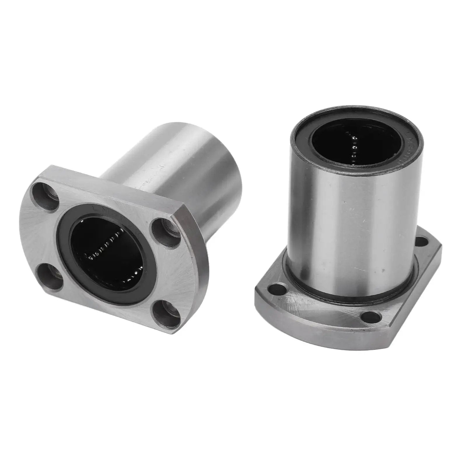 2Pcs Flange Linear Bearing Set For CNC Machines And Power Tools Heavy Duty Low Operating Load Point Contact Bearing Replacement