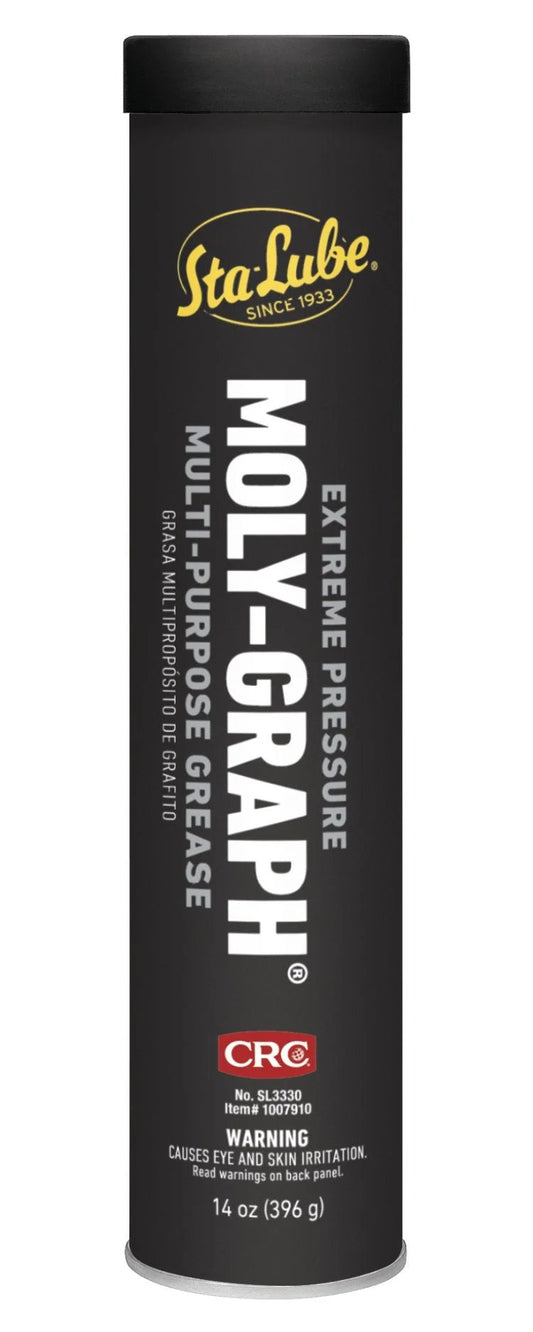 Moly Graph Extreme Pressure Multi Purpose Lithium Grease For Machinery And Heavy Equipment 14 Ounce Sta Lube CRC
