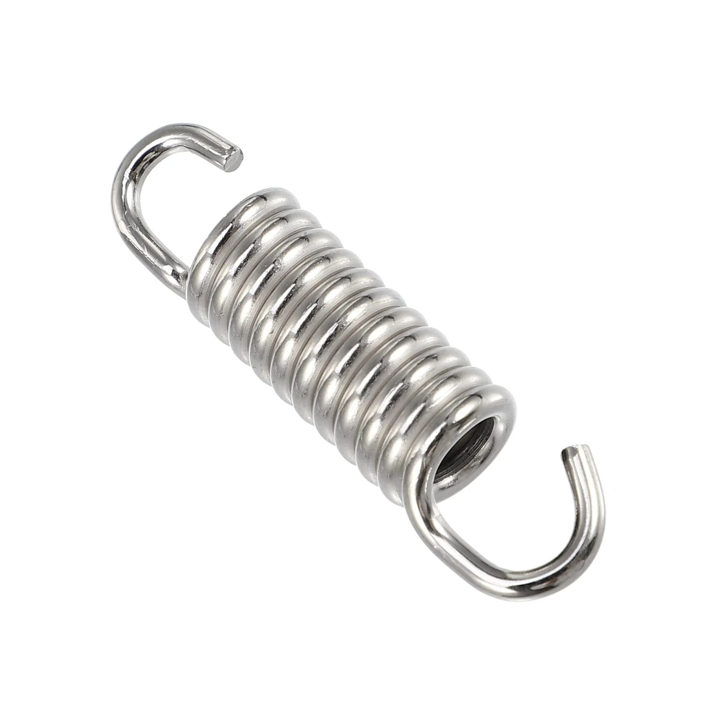 Universal Stainless Steel Exhaust Pipe Spring 43mm And 1.69 Inch Two Pack For Motorcycles Scooters And ATVs With Swivel Hook Design
