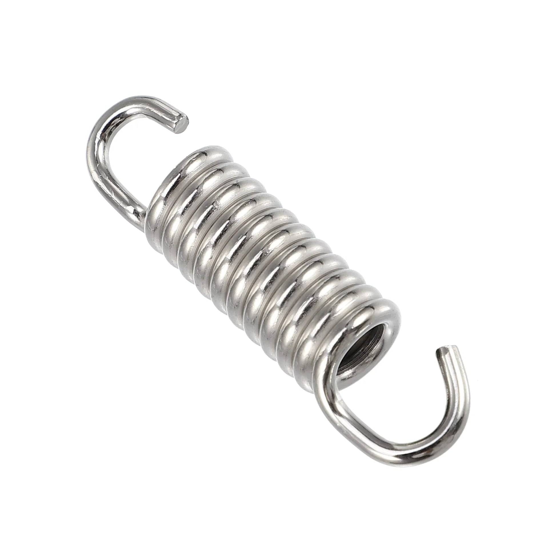 Universal Stainless Steel Exhaust Pipe Spring 43mm And 1.69 Inch Two Pack For Motorcycles Scooters And ATVs With Swivel Hook Design