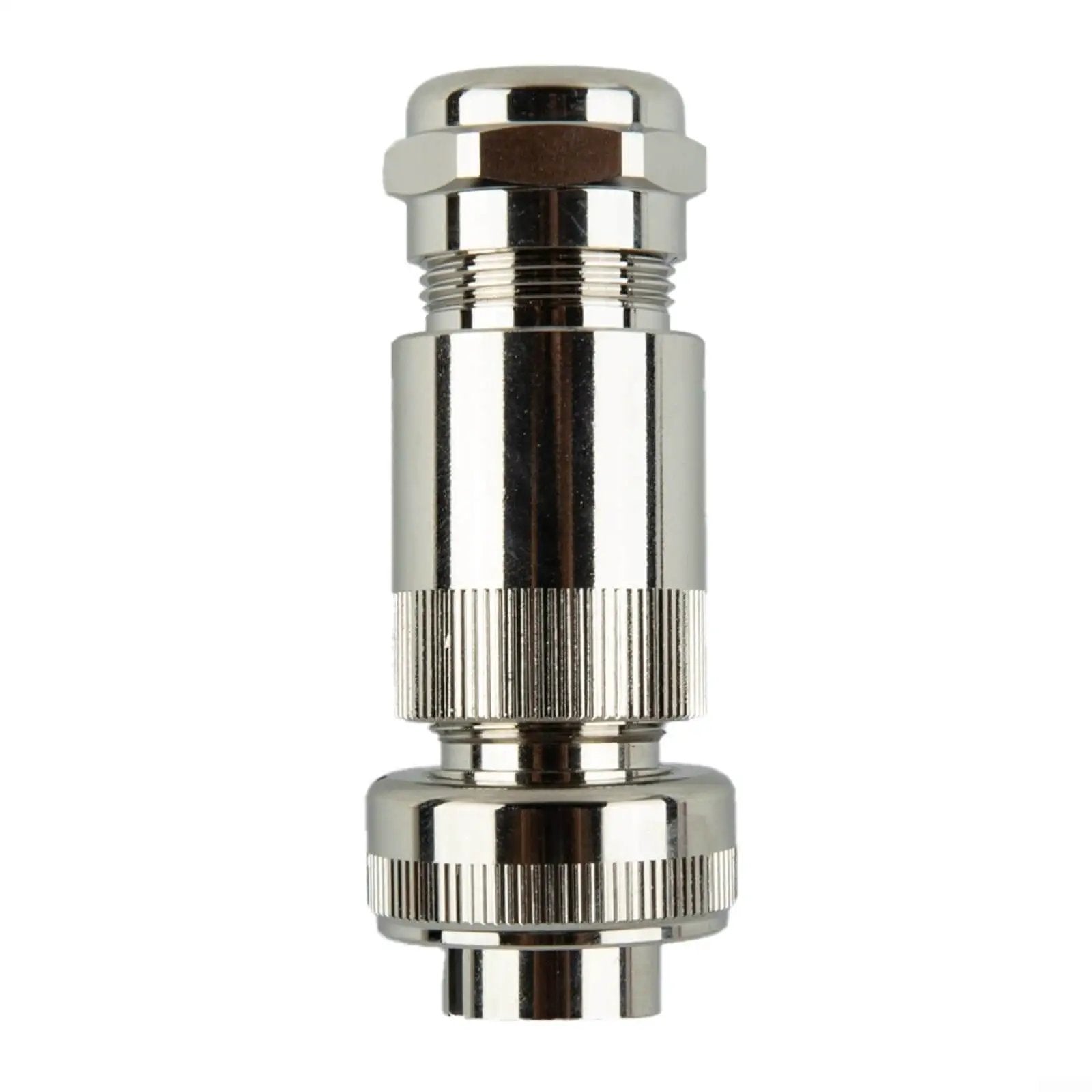 7-Pin Proportional Valve Connector for Hydraulic Valves, Full-Metal Housing, IP67 Sealed Female DIN EN 175201-804 Interface