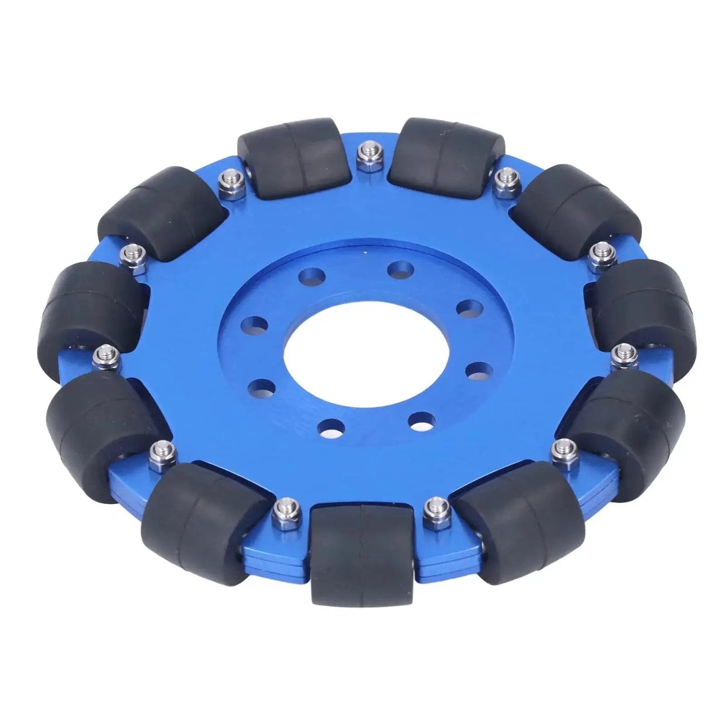 Omnidirectional 5 Inch Wheel With Aluminum Alloy Hub And Silicone Rollers For Robotics Projects Adfaga 11 Bearings Single Wheel.