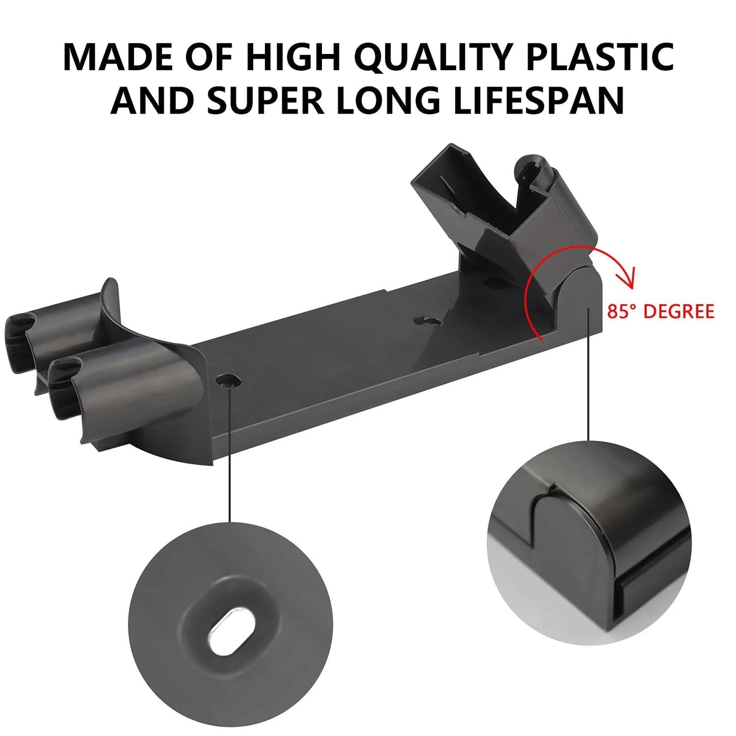 Docking Station Wall Mount Accessory For Dyson V7 And V8 Cordless Vacuum Cleaners Replaces Part 967741-01 Heavy Duty Plastic Holder