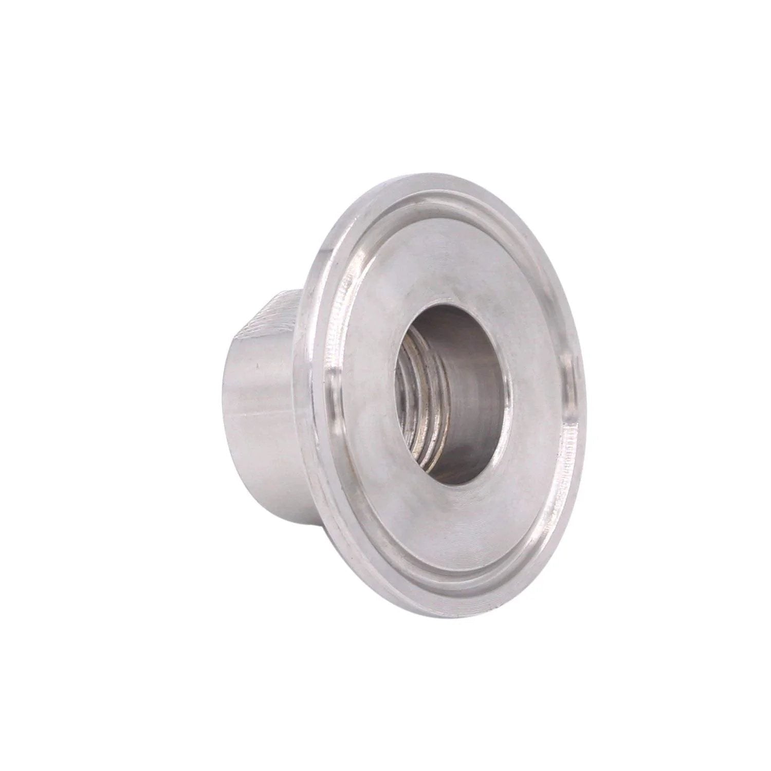 Stainless Steel 304 Sanitary Tri Clamp To Half Inch NPT Female Connector For Food Beverage And Dairy, DERNORD, side view