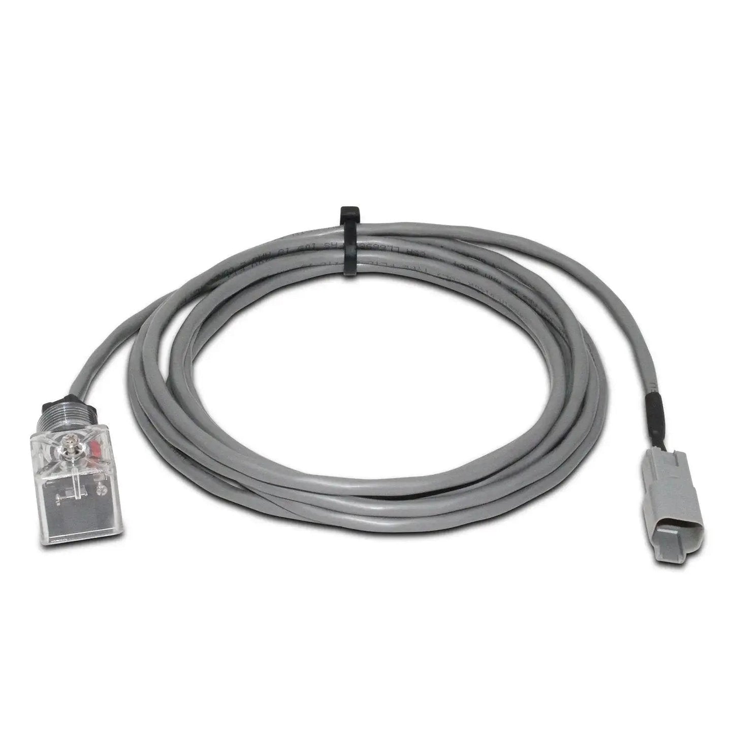 Gray cable with connectors for Hydraulic Multiplier Diverter Valve With Switch For Easy Added Circuit Control 13 GPM Flow 3625 Max PSI