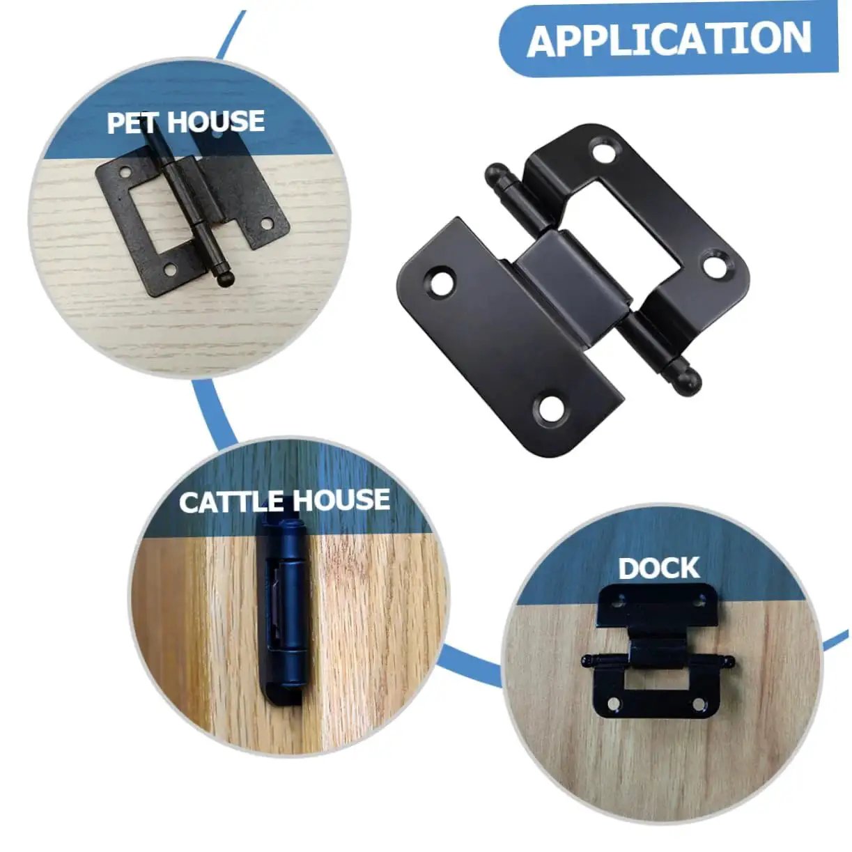 Durable Iron Kitchen Cabinet Door Hinges For Home Furniture Cupboards Self Closing Concealed Hinges With High Load Bearing Capacity