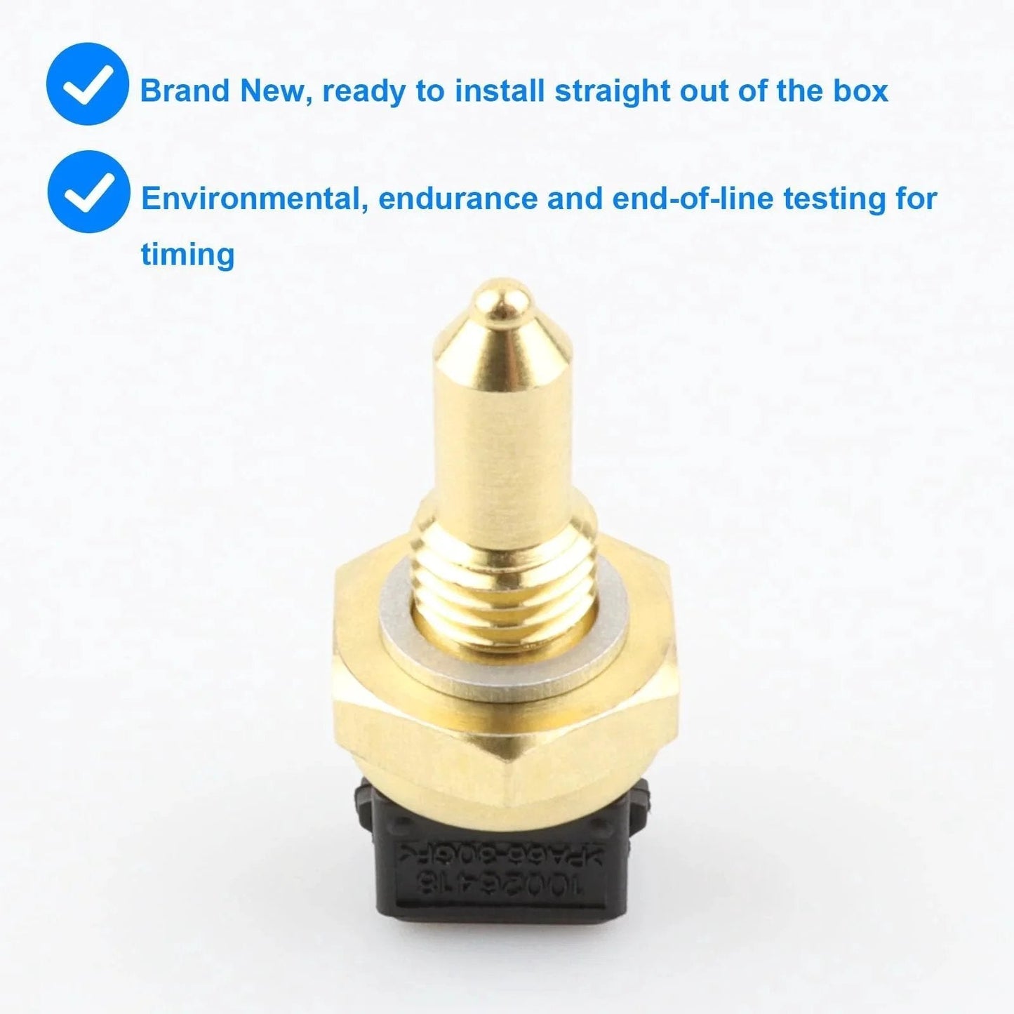 Engine Coolant Temperature Sensor For BMW Vehicles Replacement ECT Sensor TS10270 1580792, brass and plastic materials, front view