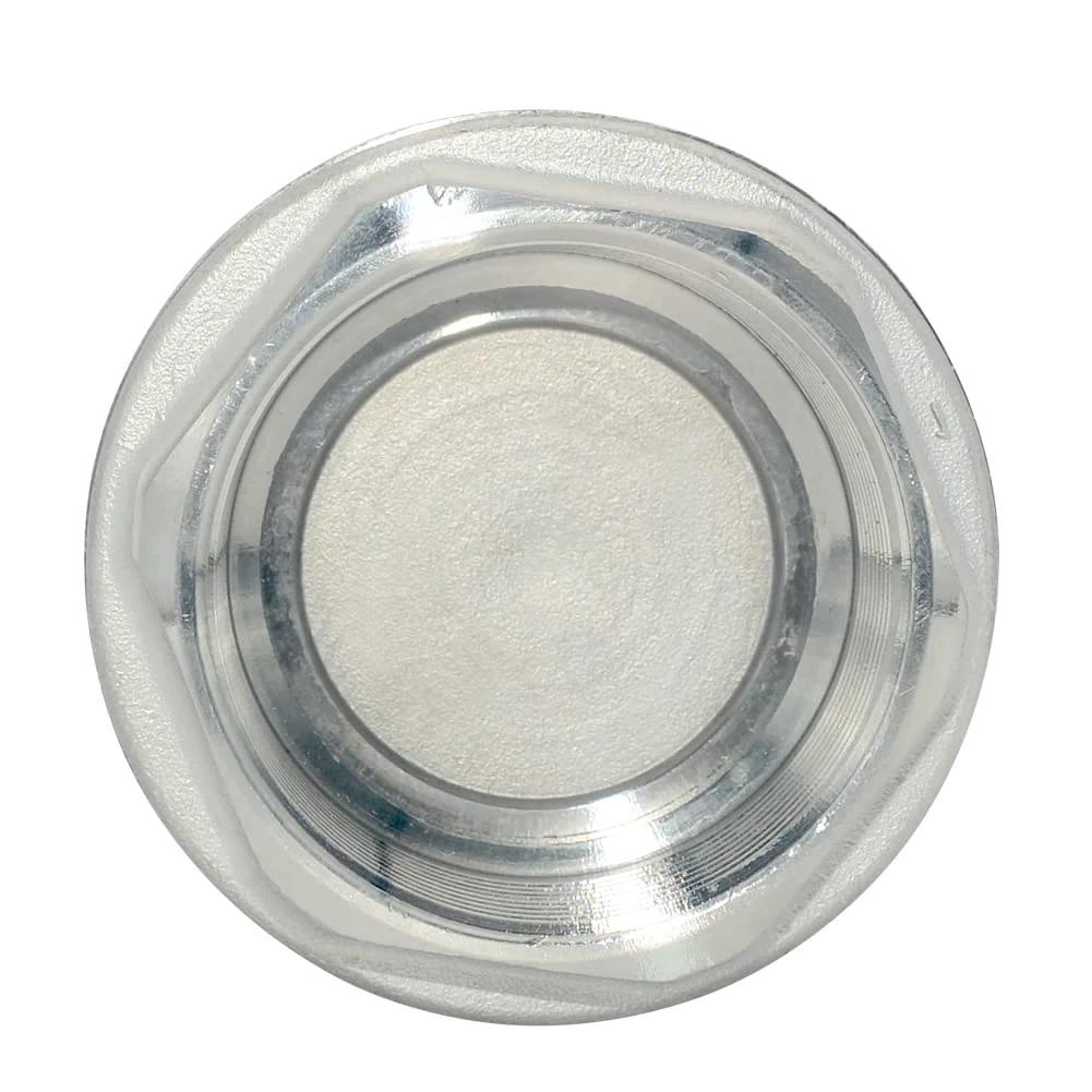 Top view of 2 Inch NPT In Line Check Valve with Low Cracking Pressure 4.5 Psi and 1000 Psi Max for Water Oil and Gas