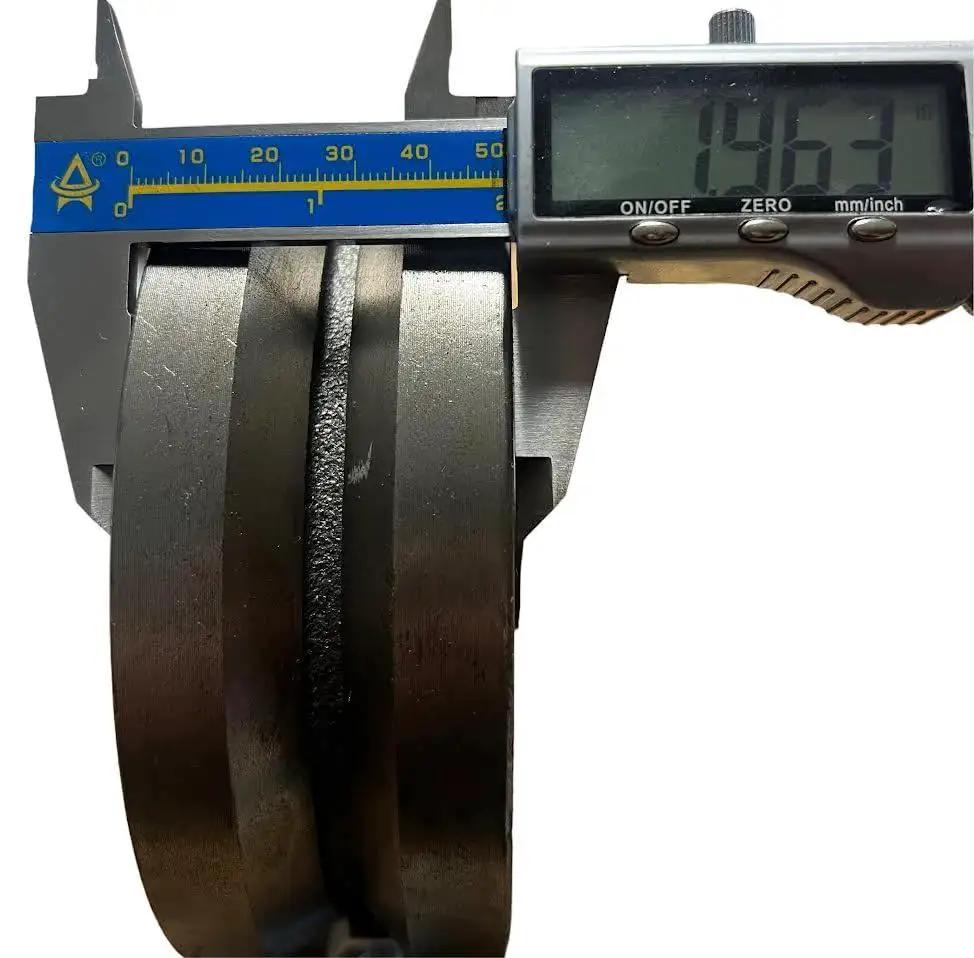 Caliper measures Heavy Duty 6 Inch Cast Iron V Groove Wheel For Sliding Gates With Weldable Steel Box Premium Needle Roller Bearings