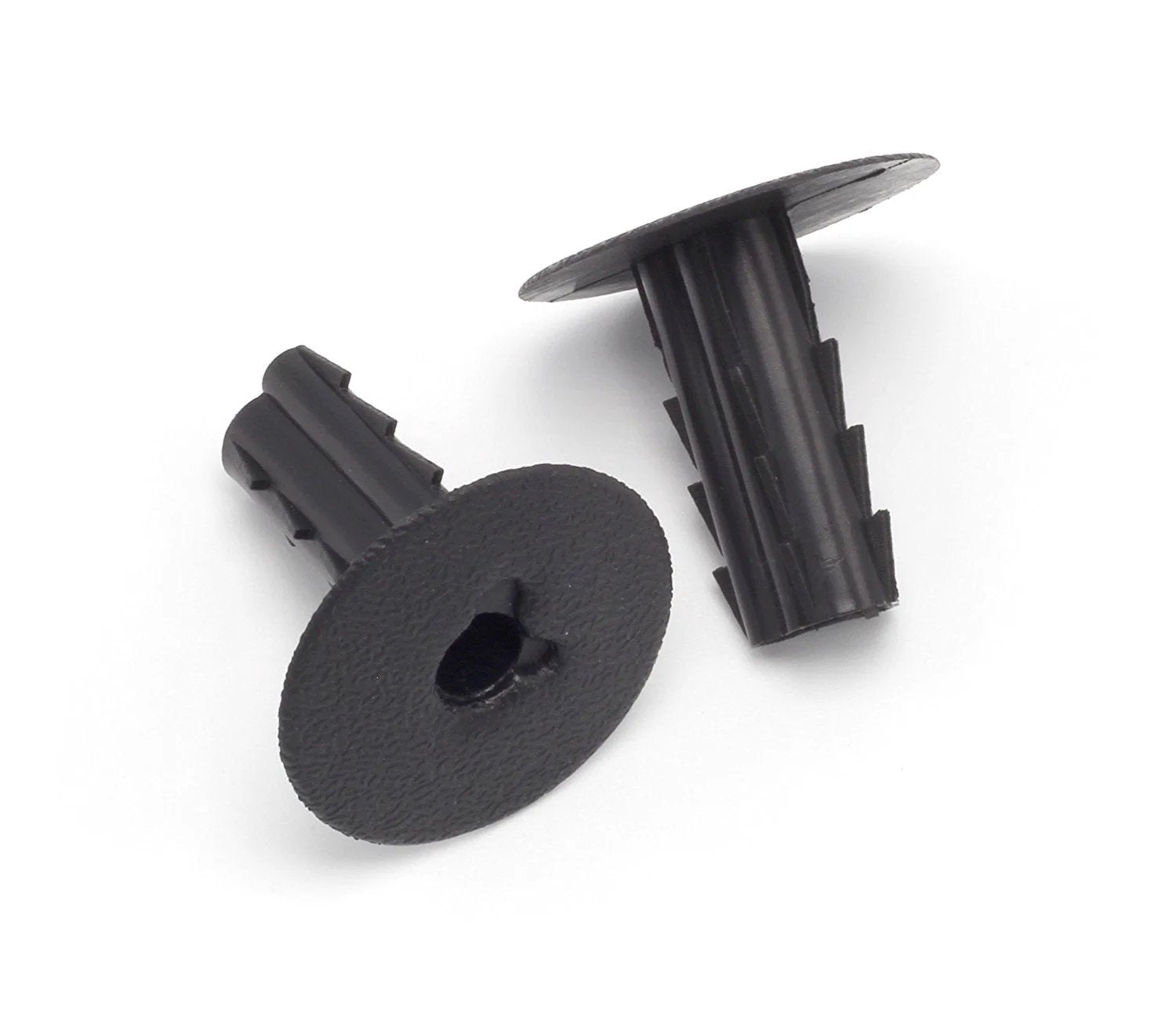 Feed Through Bushing and Grommet for RG6 Coax Cable, Indoor Outdoor Pass Through Wall Plate Alternative, side view, black