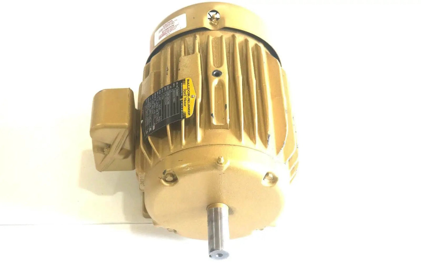 Single 5 HP 3-Phase General Purpose AC Motor, TEFC 184T Frame, 1750 RPM, side view showing cylindrical structure.