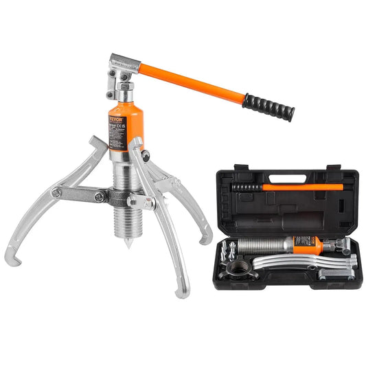 15 Ton Hydraulic Gear Puller With 12in Jaws For Bearing Removal Case Included next to carrying case