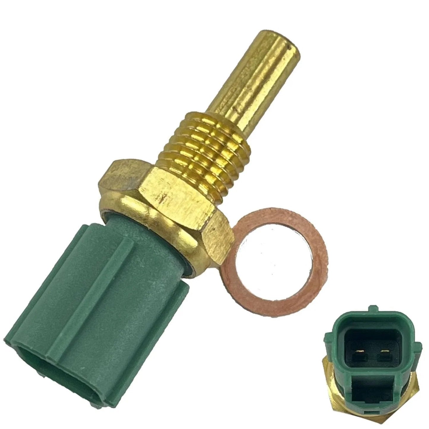 Engine Coolant Temperature Sensor ECT For Toyota Vehicles Replacement D583 19022018 with brass sensor and green connector