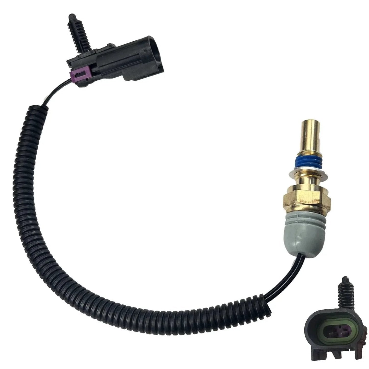 Radiator Coolant Temperature Sensor Pigtail Direct Replacement for GM Trailblazer Envoy Ascender Bravada 2002-2005 and 9-7x Rainier 2004-2005
