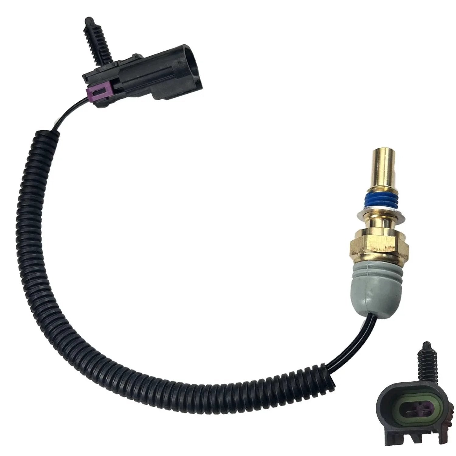 Radiator Coolant Temperature Sensor Pigtail Direct Replacement for GM Trailblazer Envoy Ascender Bravada 2002-2005 and 9-7x Rainier 2004-2005