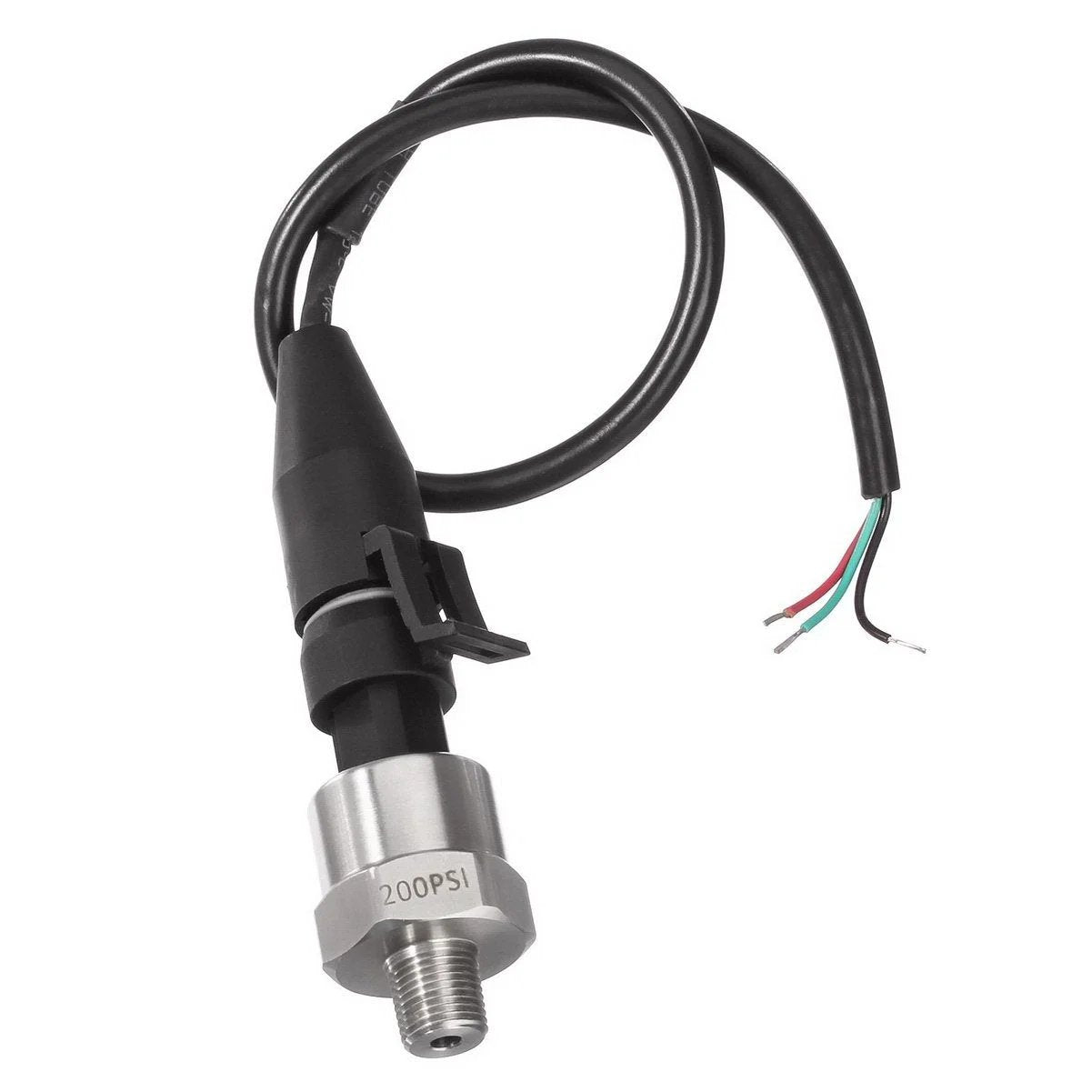 Stainless Steel 200 Psi Pressure Transducer Sensor For Oil Fuel Air Water One Eighth Inch NPT Thread With Connector Harness AUTEX for systems