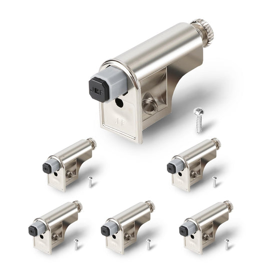 5 Pcs Soft Close Damper For Cabinet Doors And Wardrobe Doors, Adjustable Hydraulic Buffer For Noise Reduction And Smooth Closure, Universal Fit For Kitchen, Bathroom And Furniture With Included Screws
