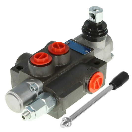 One Spool Hydraulic Directional Control Valve With 13GPM And 3600PSI Open Center For Small Tractors, Loaders And Log Splitters, BSPP 1/2 Ports