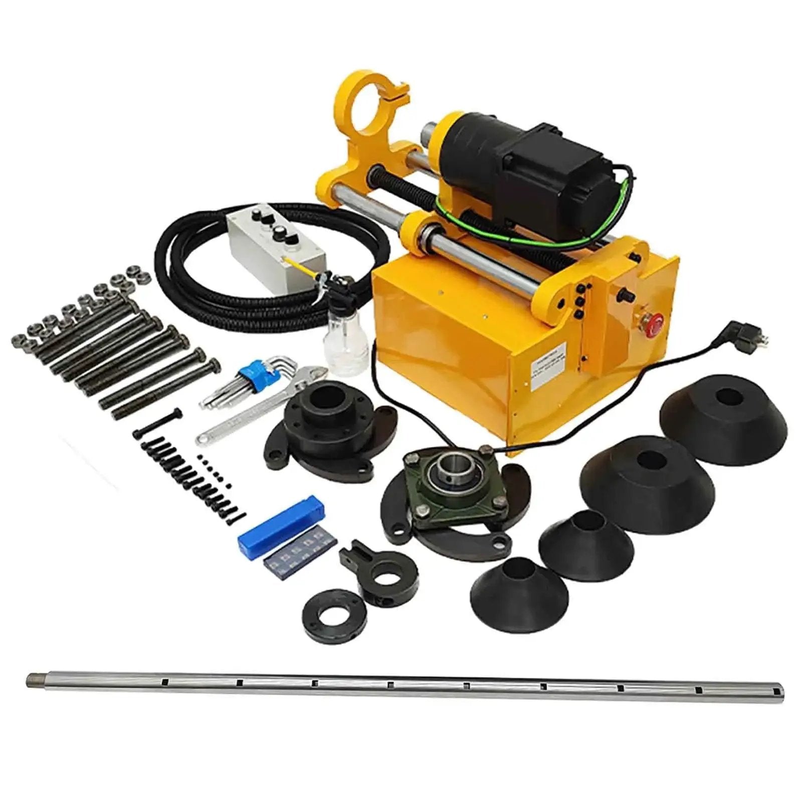 Workshop Ready 110V Hole Drilling Machine For Engineering Machining Delivers 45 To 180 Mm Hole Range 380 Mm Travel 1500W