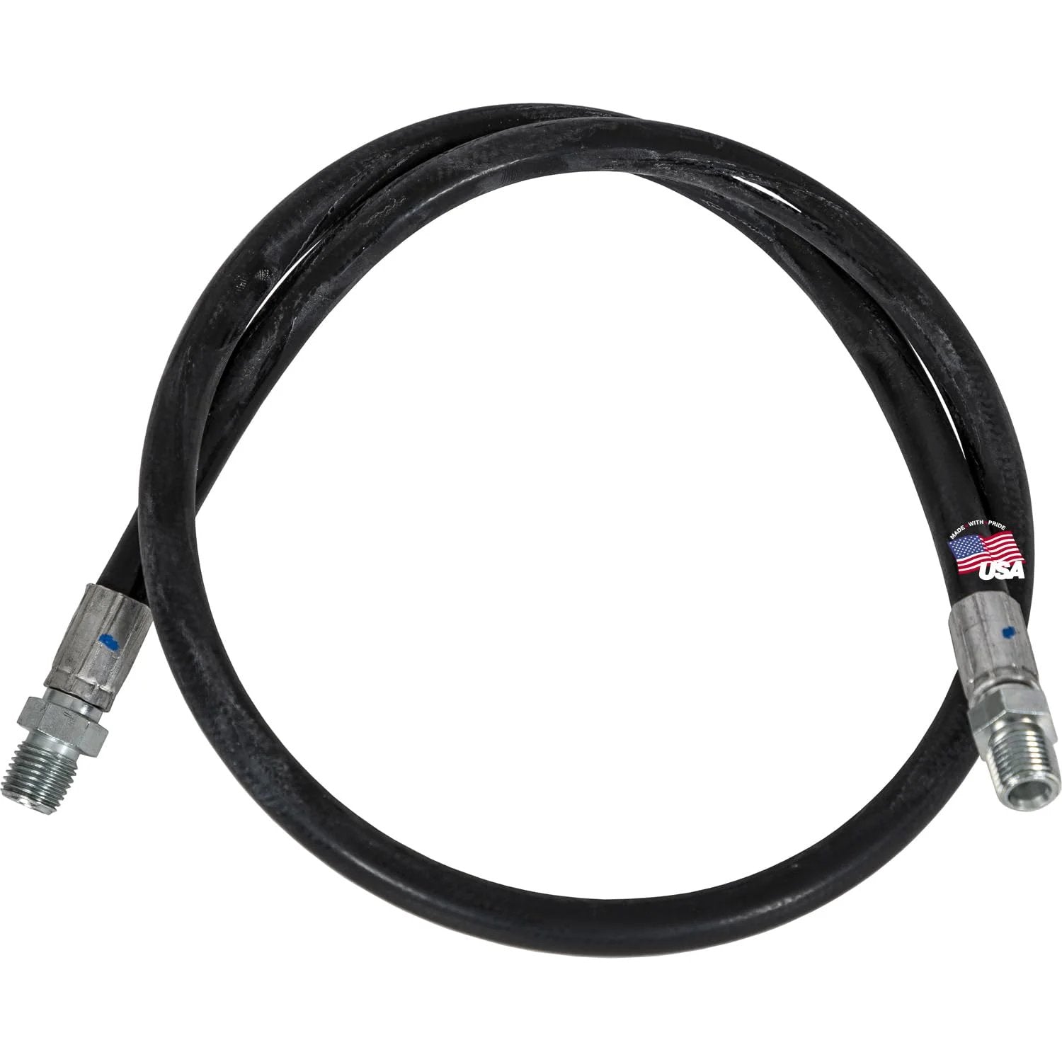 Beefed Up High Pressure Hose For Trucks And Hydraulics 38 Inch Length One Quarter Inch Inner Diameter Replacement For Western 55020 Buyers Products 1304225