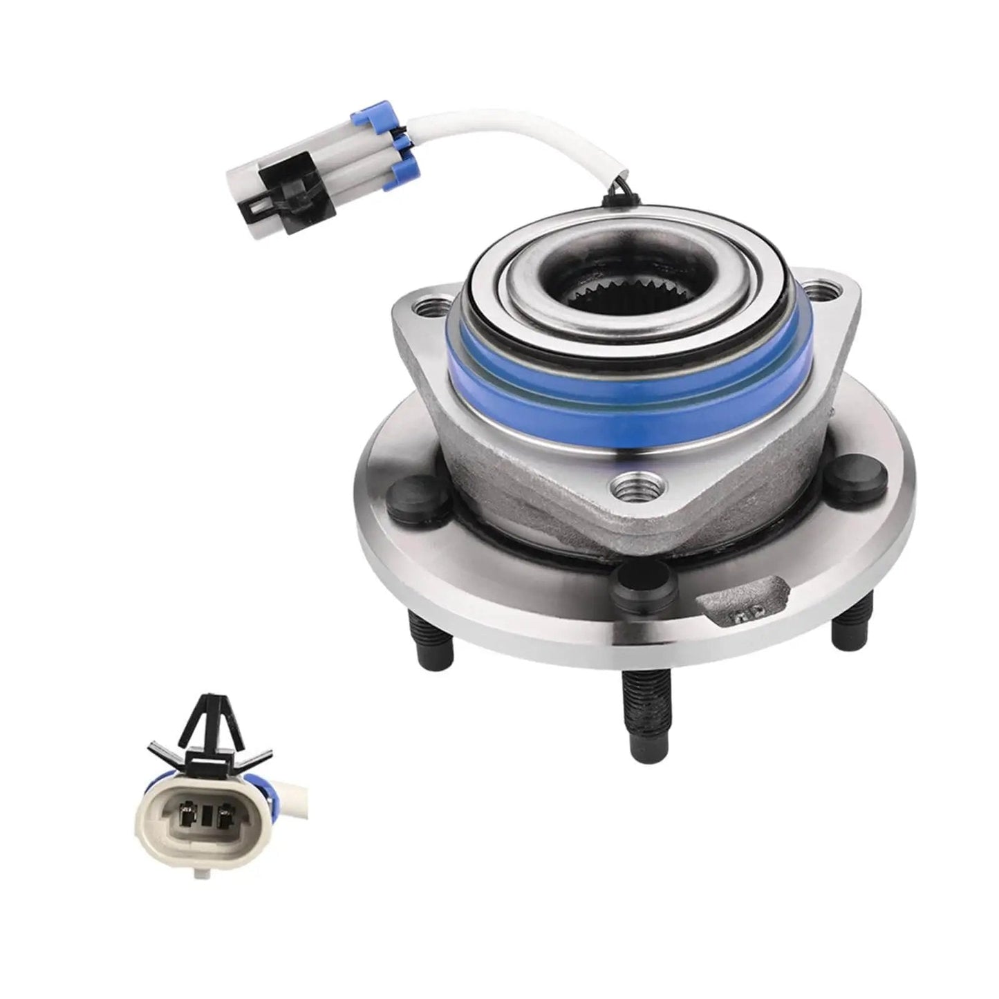 Single Front Wheel Hub Bearing Assembly Replacement for 2014-2016 Chevrolet Impala Limited OE-fit sealed ball ABS compatible