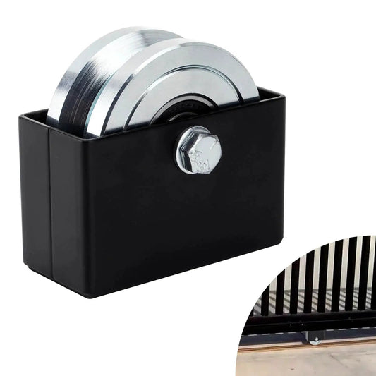 4 Inch V Groove Slide Gate Wheel With Welded Bracket Box For Inverted V Track Systems, Heavy Duty 3000 LBS Load Capacity