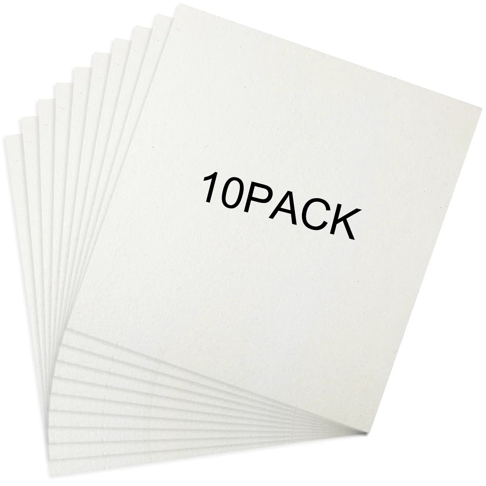 10 Pcs Kiln Paper Ceramic Fiber Sheets 11x12 Inch High Temperature Insulation Paper For Glass Fusing And DIY Kiln Projects