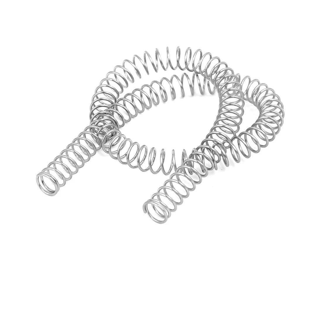 Compression Spring 304 Stainless Steel 8mm Outer Diameter 0.8mm Wire Size 305mm Free Length Silver Tone perfect for assemblies