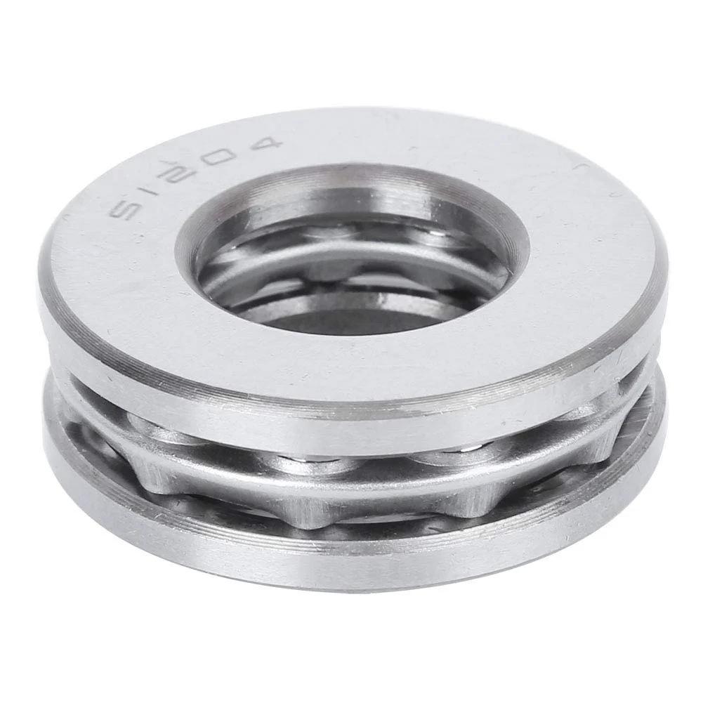Heavy Duty Five Piece Axial Ball Thrust Bearing Set For Machinery And Equipment, Two Inch Outer Diameter, Five Eighth Inch Bore, High Precision Mounted Bearings With Durable Steel, Ideal For Industrial Machinery Installations Qqmora