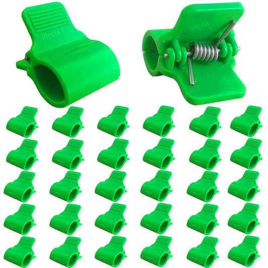 Greenhouse Clamps For Half Inch PVC Pipe Garden Net Fix Clips 30 Pack With Pro Grade Heavy Duty Stainless Steel Springs