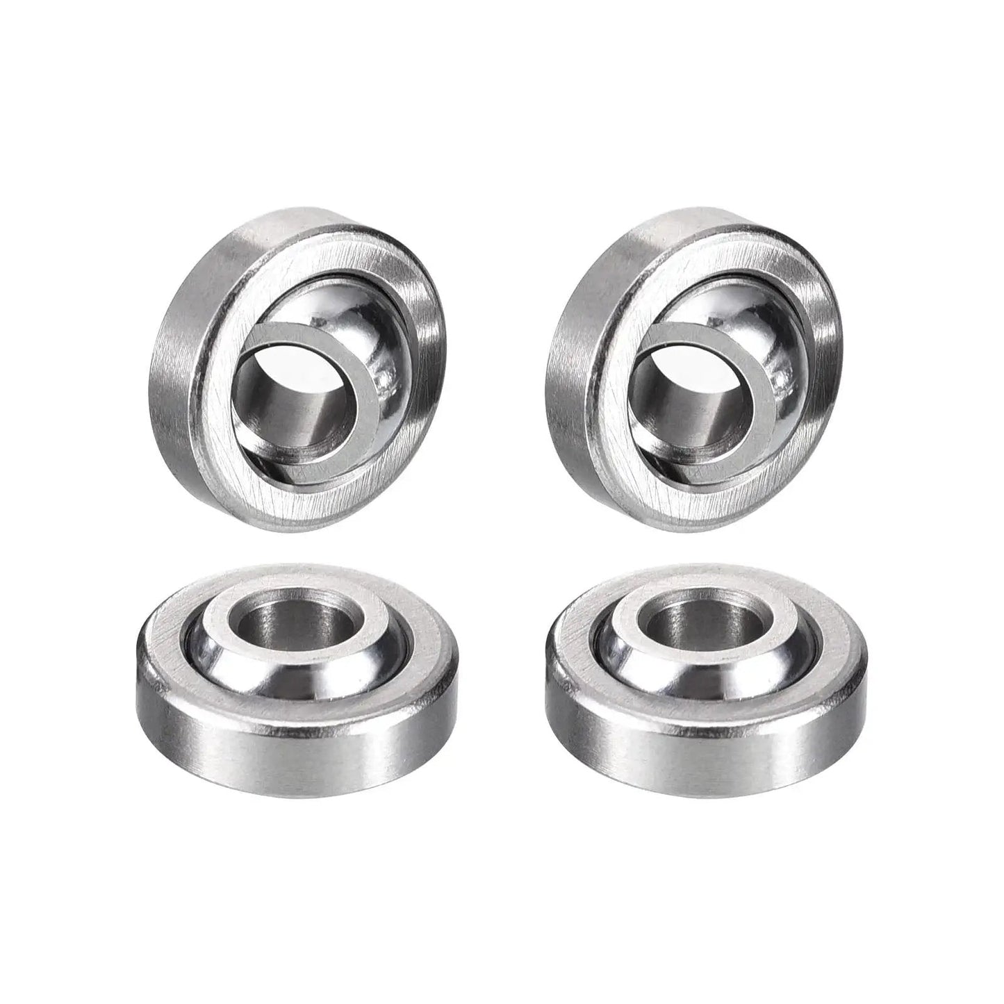 GE4C Radial Spherical Bearings ID 4mm OD 12mm Width 5mm Self Lubricating Sealed Bearings 4Pcs Pack HiPicco high temp steel
