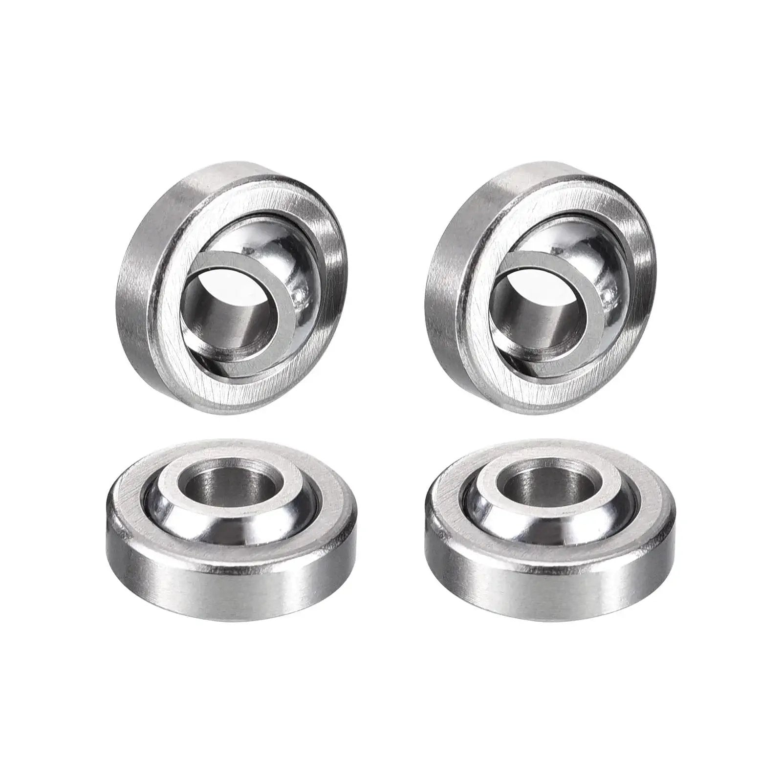 GE4C Radial Spherical Bearings ID 4mm OD 12mm Width 5mm Self Lubricating Sealed Bearings 4Pcs Pack HiPicco high temp steel