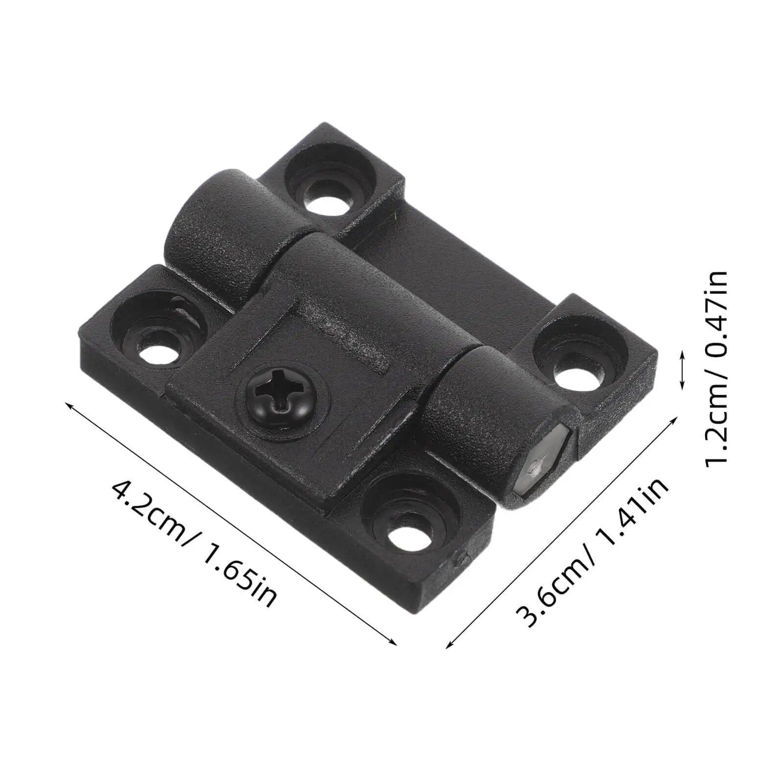 Space Saving 90 Degree Folding Cabinet Hinges With Torque And Position Control For Kitchen And Bathroom Cabinets Durable Plastic Ball Bearing 1 Pair WESIEVYA, black hinge with dimensions