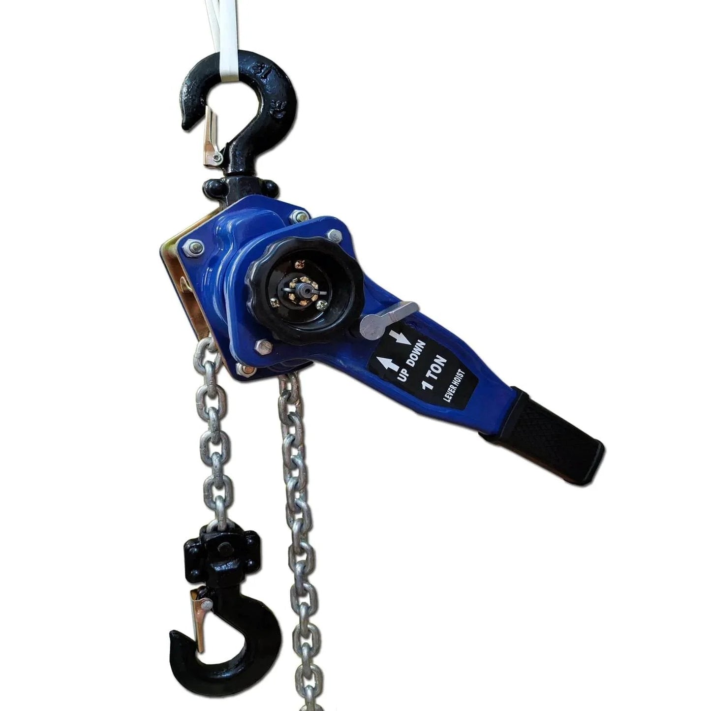 Lever Chain Hoist 2200 Lbs Capacity With 10 Ft Lift Height 1 Ton Industrial Grade Chain Hoist 3 Meter Lift Portable