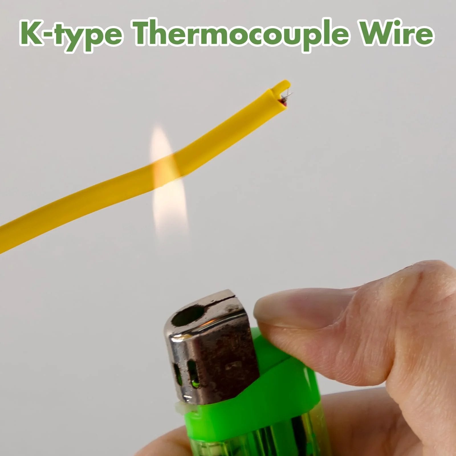 K Type Thermocouple Wire AWG 24 Solid With PVC Insulation For Thermocouples And Extension Wiring Ten Yards Pack