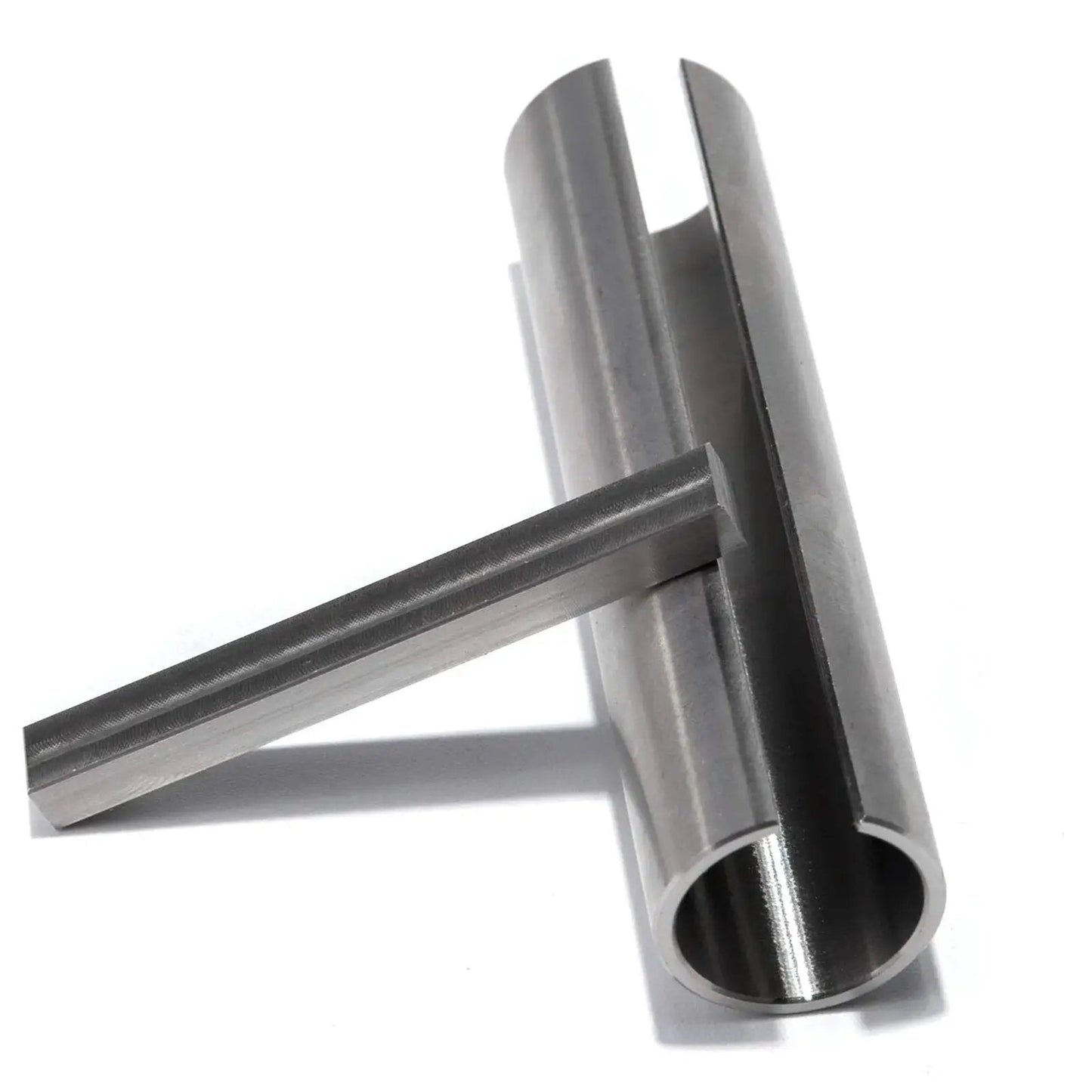 Stainless Steel 304 Crank Shaft Adapter For Gas Engine Pulleys, 5/8 Inch Inner Diameter To 3/4 Inch Outer, 3 Inch Length, 3/16 Inch Keyway