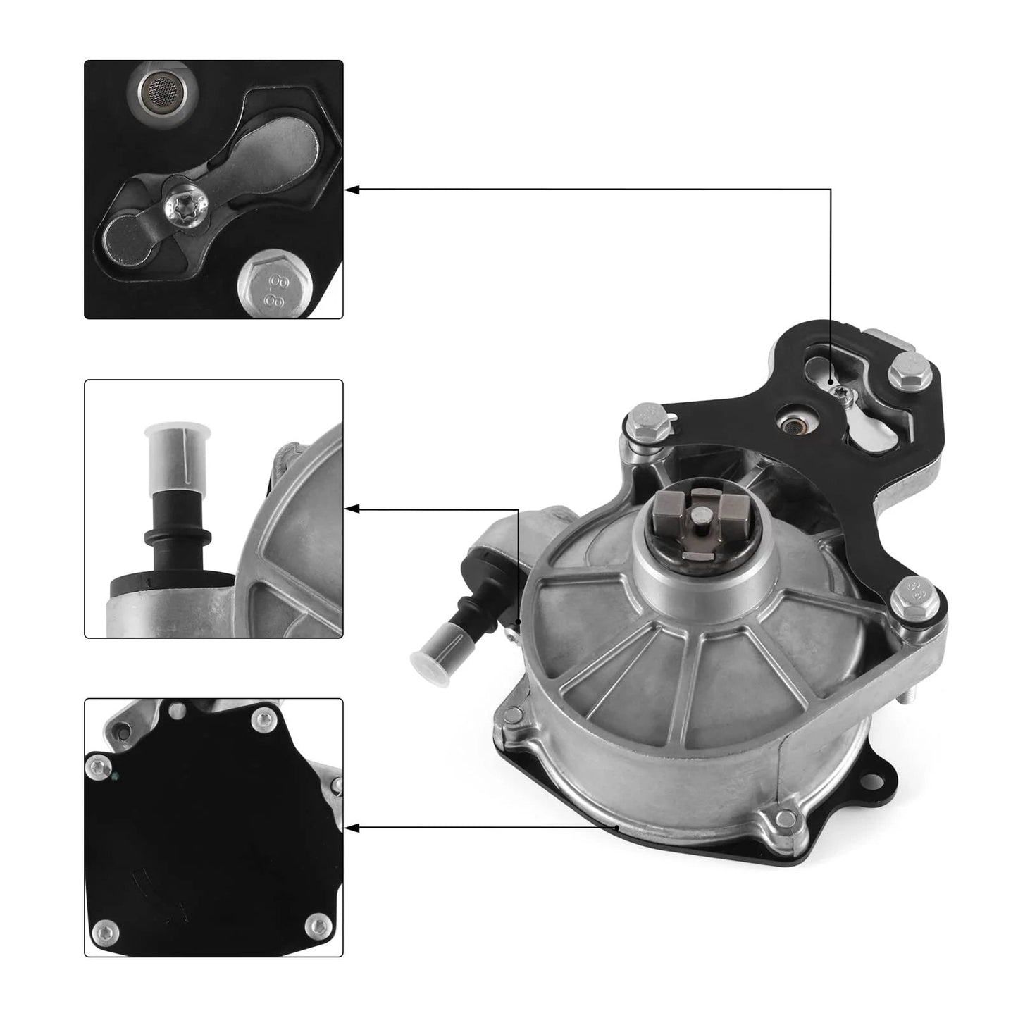 Vacuum Pump For GM 2.0L And 2.5L Engines Fits Chevy Impala 2014 2019 Malibu 2013 2015 Blazer close-up view