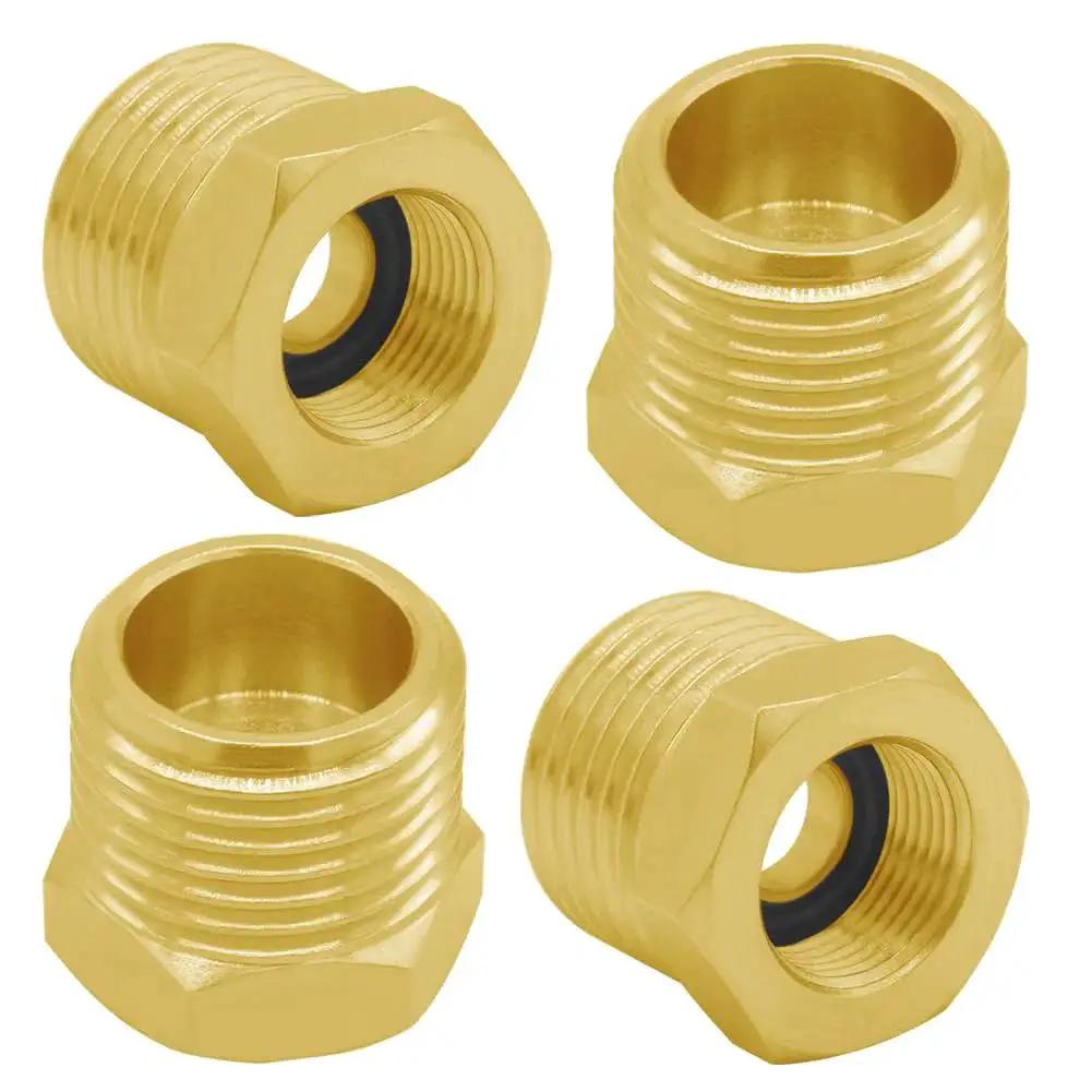 Brass 1/2 G Male To 3/8 Compression Female Thread Bushing Pipe Fitting For Faucets And Hoses Ideal Water Supply Adapter